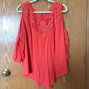 2x NWT Cold Shoulder Blouse